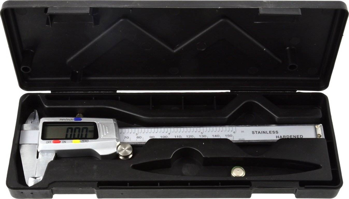 Měřítko posuvné digitální, posuvka, šuplera s hloubkoměrem, 0-150mm