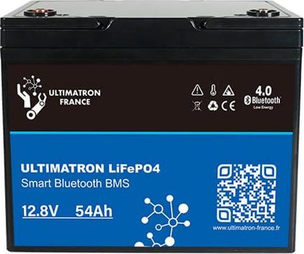 Akumulátor LiFePO4 pro solární systémy Ultimatron YX Smart BMS 12,8V/54Ah