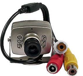 Minikamera barevná,35x27x30mm