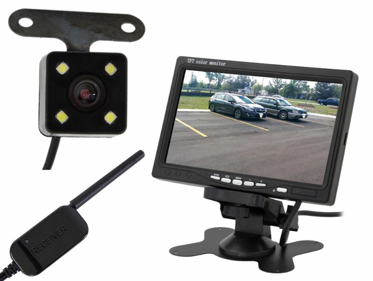 Bezdrátová couvací kamera s monitorem LCD 7"