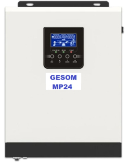 Solární měnič napětí 24V/2400W GESOM MP24 regulátor MPPT