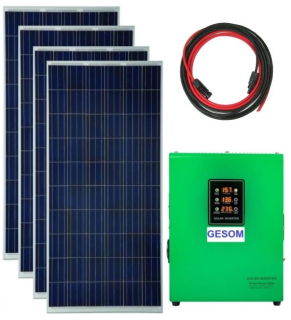 Sada pro fotovoltaický ohřev vody 1520Wp